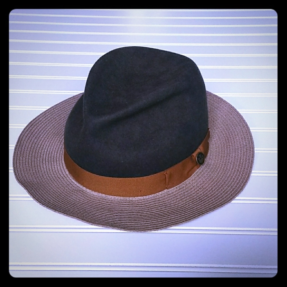 Goorin Bros Black and Tan Fedora Ladies Hat - XL - Picture 3 of 8